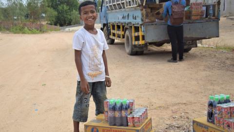 April 22: Distributed food care packages in neighborhoods farthest from the PSE Center